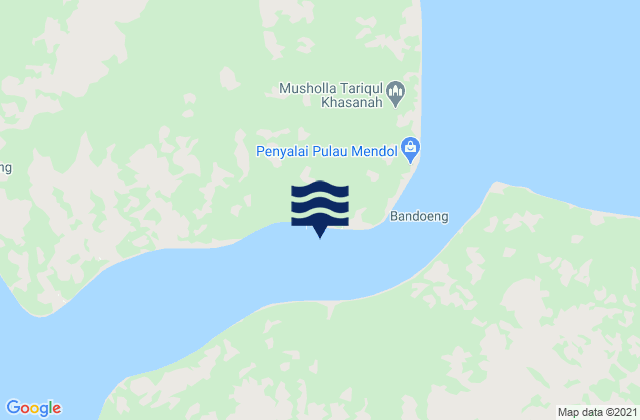 Telukdalam, Indonesiaの潮見表地図
