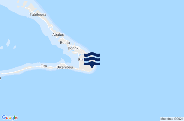 Temaiku Village, Kiribatiの潮見表地図