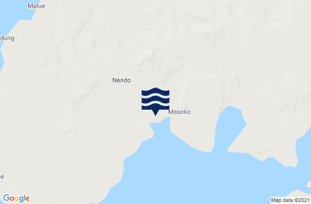 Temotu Province, Solomon Islandsの潮見表地図