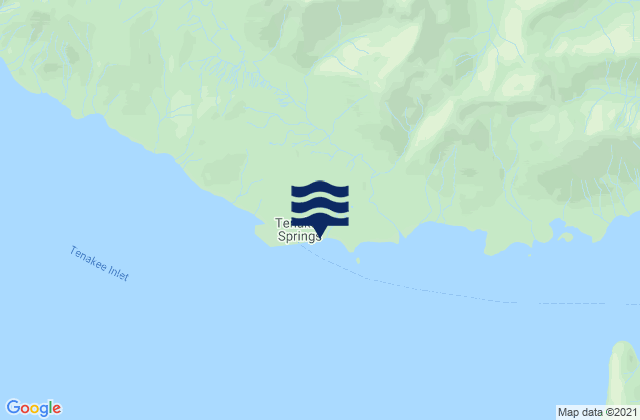 Tenakee Springs (Tenakee Inlet), United Statesの潮見表地図