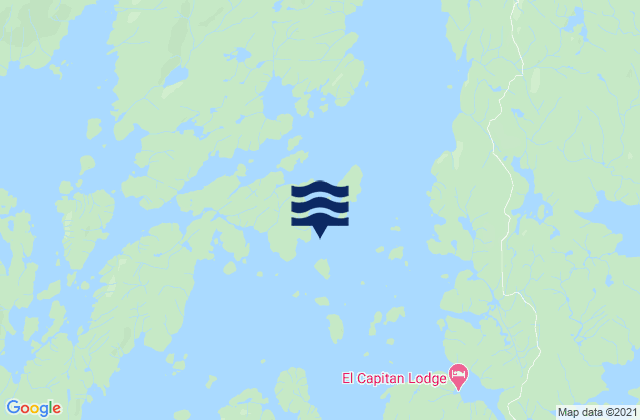 Tenass Island 0.3 mile SSW of, United Statesの潮見表地図
