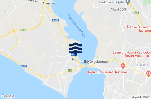 Tepecik, Turkeyの潮見表地図