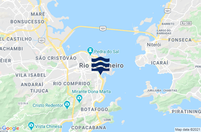 Tereza, Brazilの潮見表地図