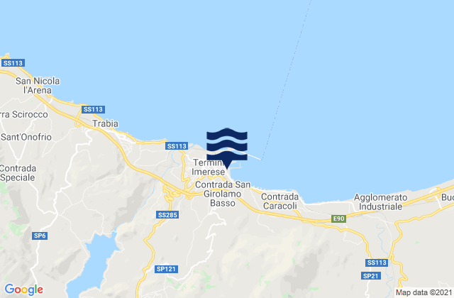 Termini Imerese, Italyの潮見表地図