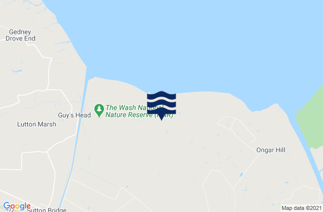 Terrington Saint John, United Kingdomの潮見表地図