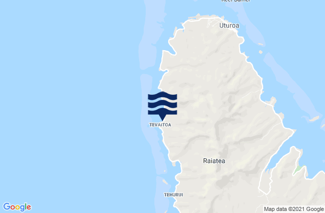 Tevaitoa, French Polynesiaの潮見表地図