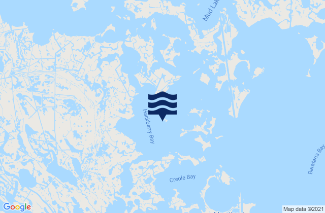 Texaco Dock Hackberry Bay, United Statesの潮見表地図