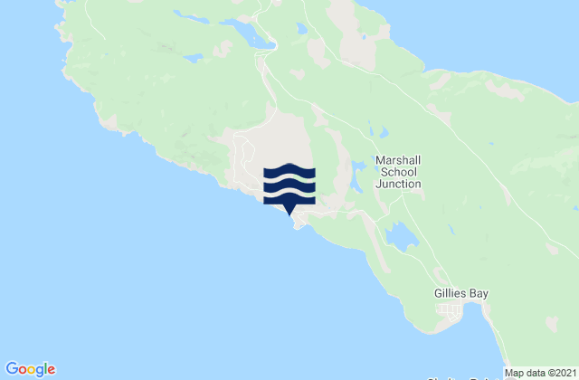 Texada Mines, Canadaの潮見表地図