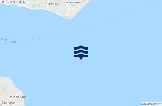 Thames Estuary, United Kingdomの潮見表地図