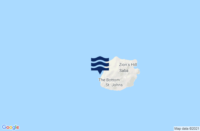 The Bottom, Bonaire, Saint Eustatius and Saba の潮見表地図