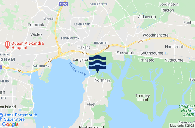 The Harbour, United Kingdomの潮見表地図