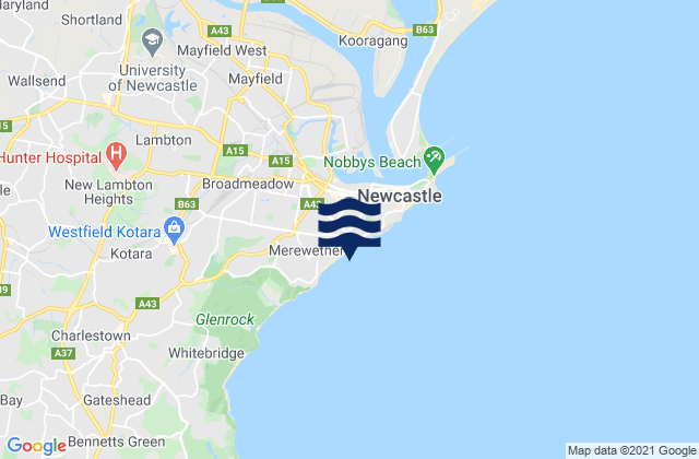The Junction, Australiaの潮見表地図