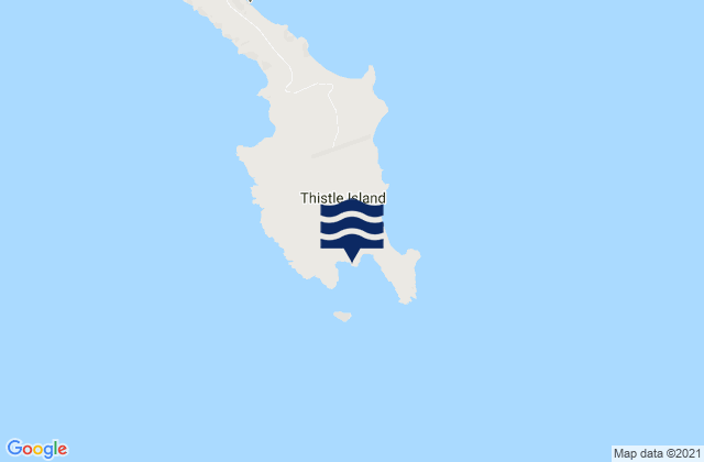 Thistle Island, Australiaの潮見表地図