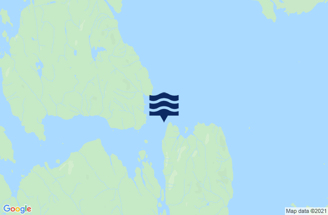 Thorne Island, United Statesの潮見表地図