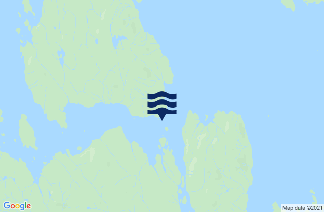 Thorne Island Whale Passage, United Statesの潮見表地図