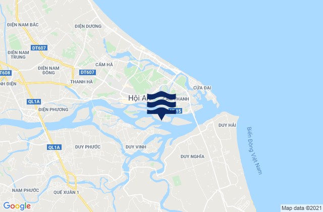 Thành Phố Hội An, Vietnamの潮見表地図