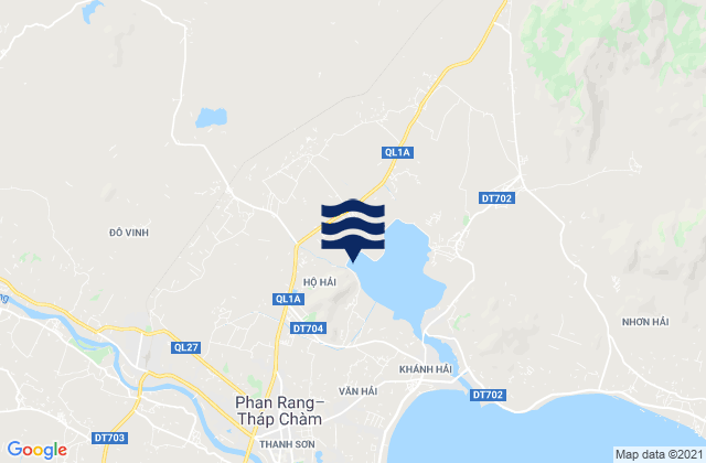 Thành Phố Phan Rang-Tháp Chàm, Vietnamの潮見表地図