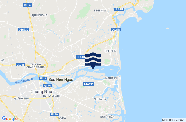 Thành Phố Quảng Ngãi, Vietnamの潮見表地図