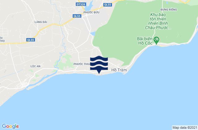 Thị Trấn Phước Bửu, Vietnamの潮見表地図