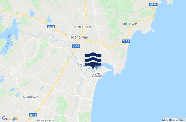Thị Xã Hoàng Mai, Vietnamの潮見表地図