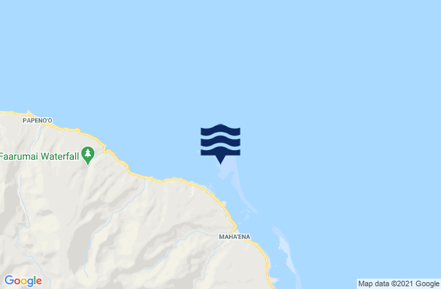 Tiarei, French Polynesiaの潮見表地図
