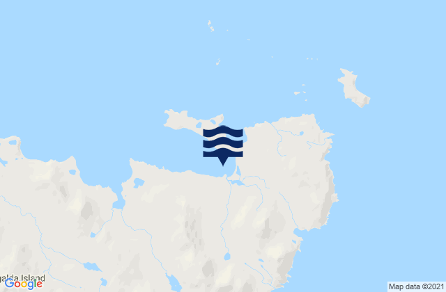 Tigalda Bay (Tigalda Island), United Statesの潮見表地図