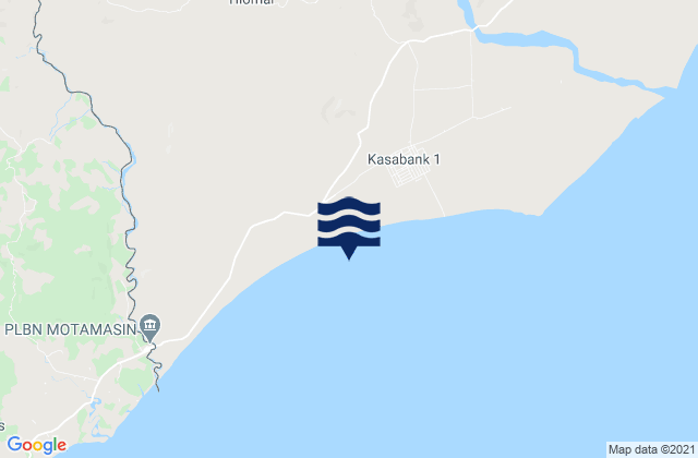 Tilomar, Timor Lesteの潮見表地図