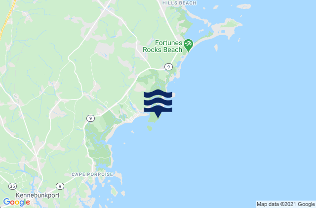 Timber Point, United Statesの潮見表地図