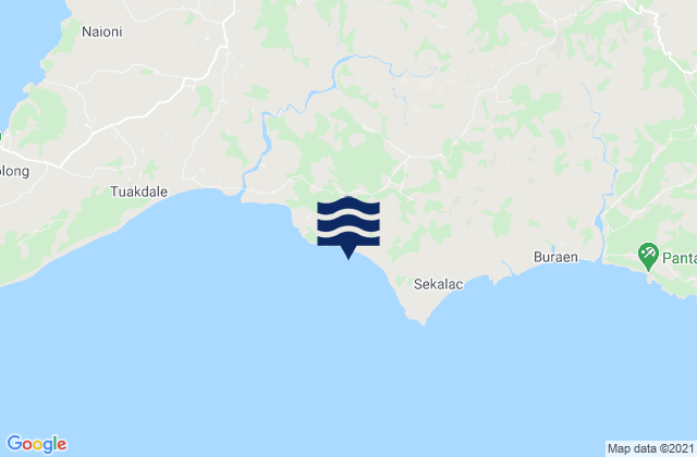 Timon, Indonesiaの潮見表地図