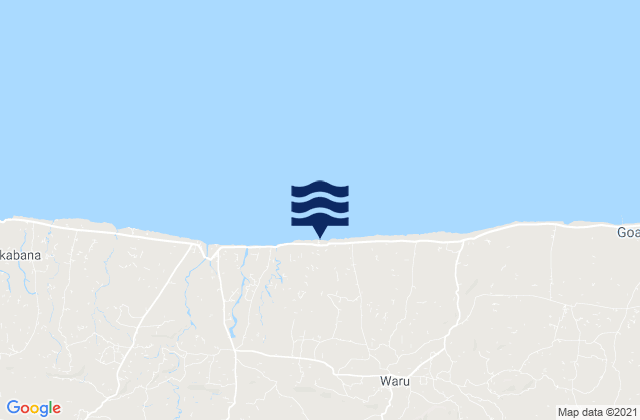 Timur Dajah, Indonesiaの潮見表地図