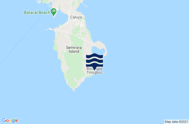 Tinogboc, Philippinesの潮見表地図