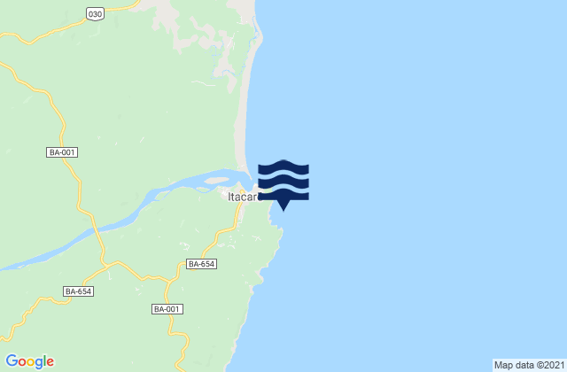Tiririca, Brazilの潮見表地図