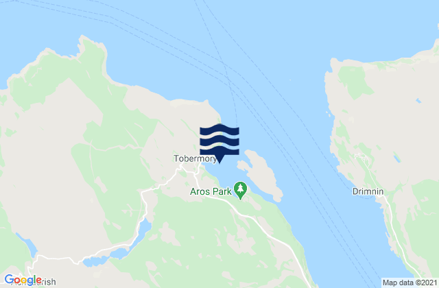 Tobermory (Island of Mull), United Kingdomの潮見表地図