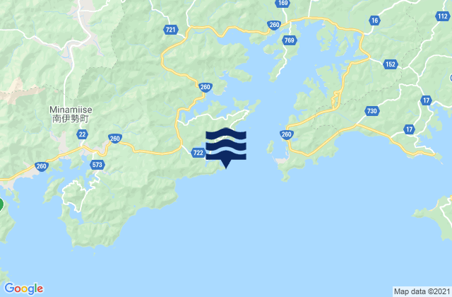 Todomarino-hana, Japanの潮見表地図