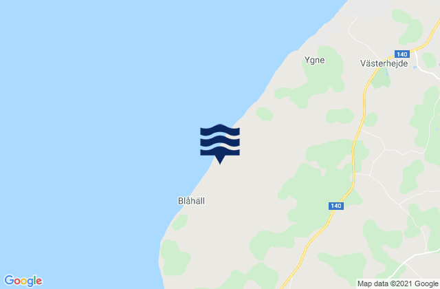 Tofta, Swedenの潮見表地図