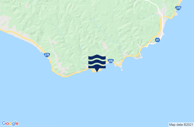 Toi, Japanの潮見表地図