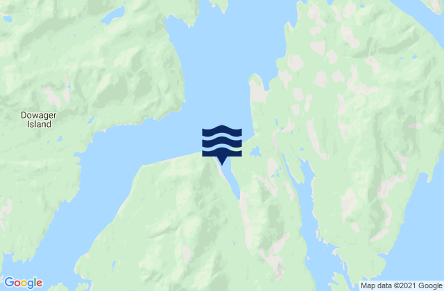 Tom Bay, Canadaの潮見表地図