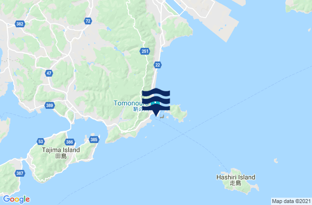 Tomochotomo, Japanの潮見表地図