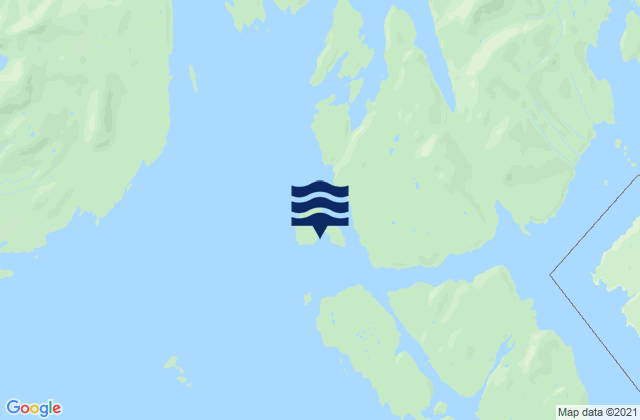 Tongass Island, United Statesの潮見表地図