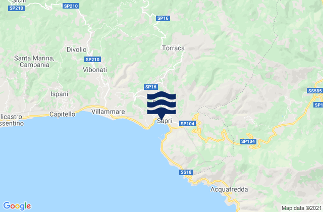Torraca, Italyの潮見表地図