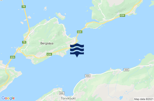 Torvikbukt, Norwayの潮見表地図