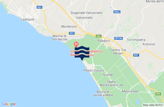 Tragliatella Campitello, Italyの潮見表地図