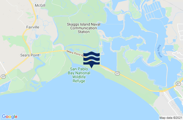 Trancas Point, United Statesの潮見表地図