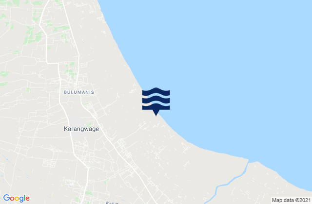 Trangkil, Indonesiaの潮見表地図