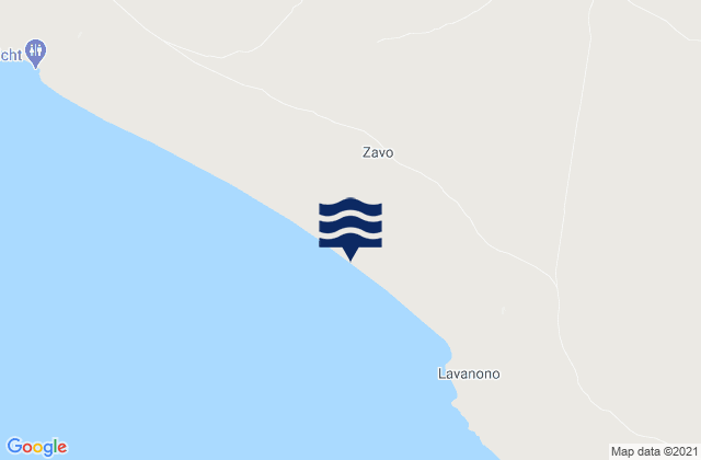Tranovaho, Madagascarの潮見表地図