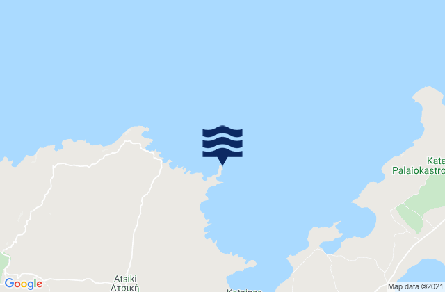 Trigiés, Greeceの潮見表地図