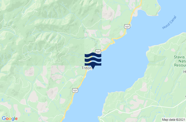 Triton Head, United Statesの潮見表地図