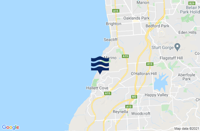 Trott Park, Australiaの潮見表地図