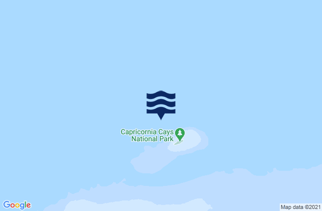 Tryon Island, Australiaの潮見表地図