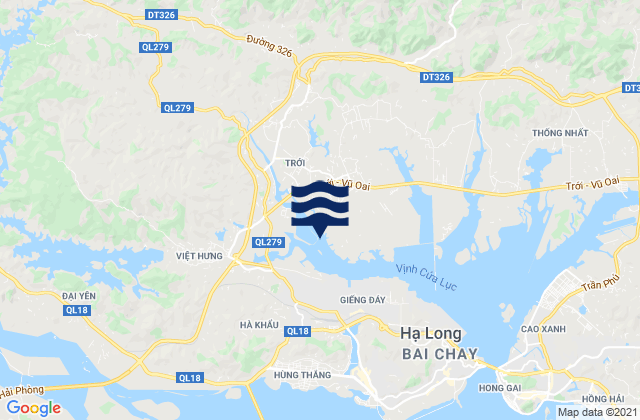 Trới, Vietnamの潮見表地図